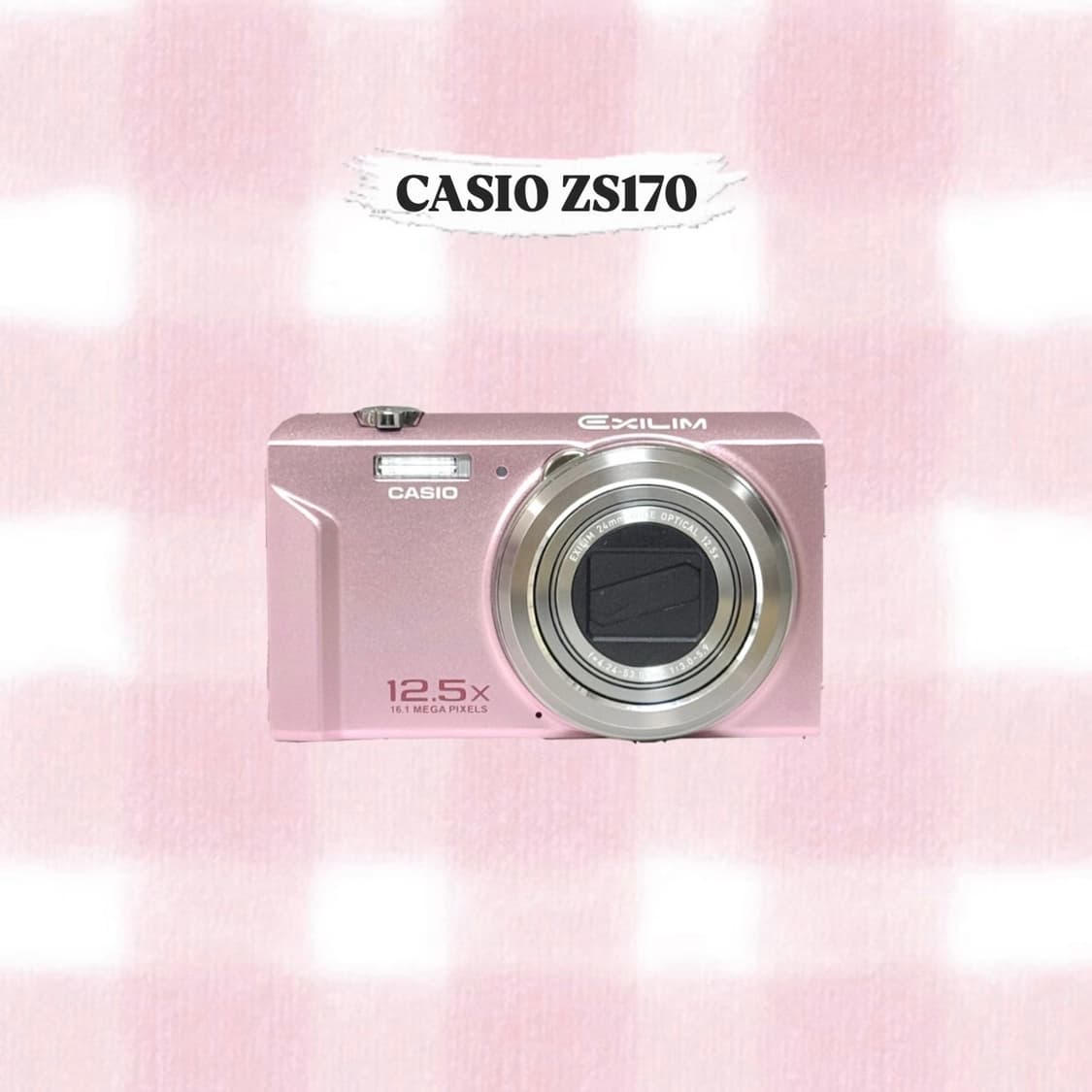 카시오 엑슬림 EX-ZS170 베이비핑크 빈티지디카 상품이미지1