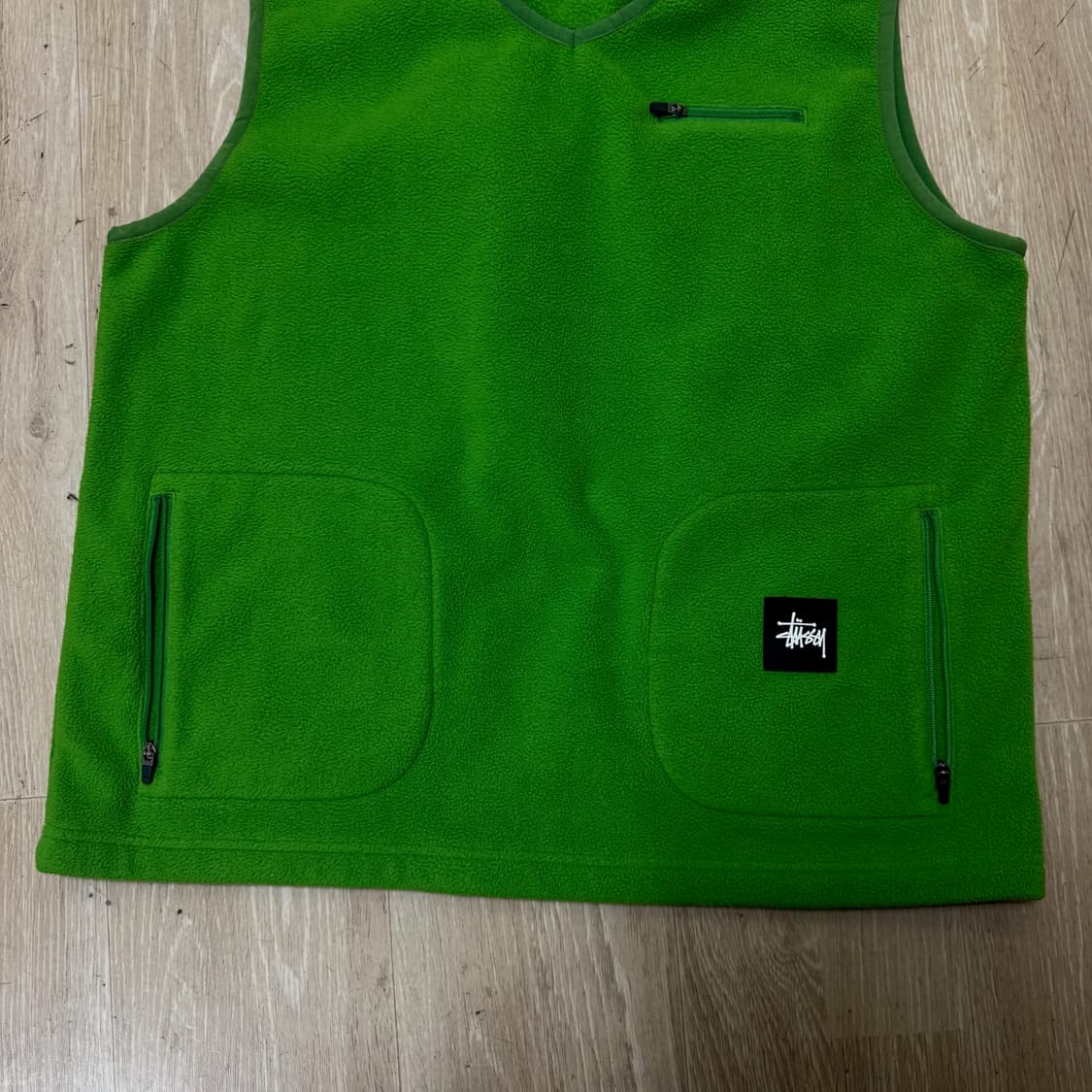 스투시 스탁 플리스 후리스 조끼 베스트 L 상품이미지3