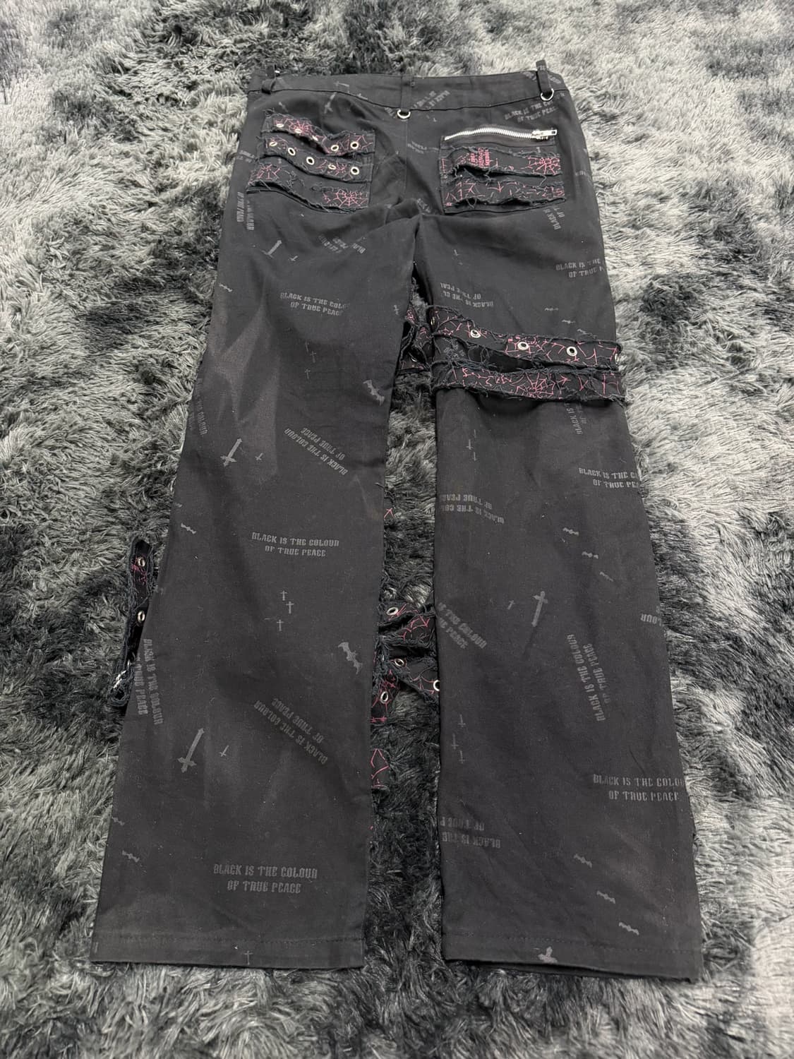 GLP 그런지 스트랩 펑크 팬츠 상품이미지3