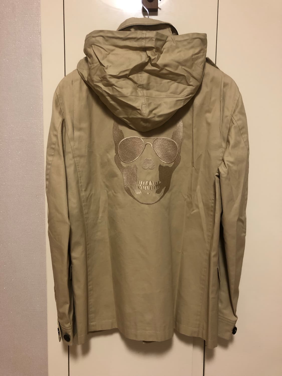 루시앙 펠라피네(Lucien Pellat finet) 스컬자수 후드자켓 상품이미지1