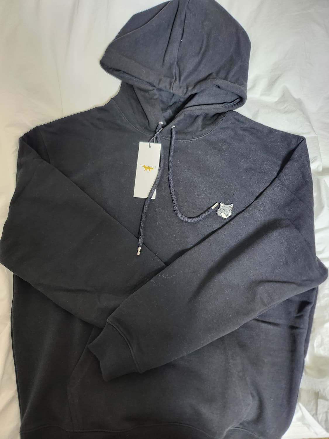 메종키츠네 블랙 후드 상품이미지1