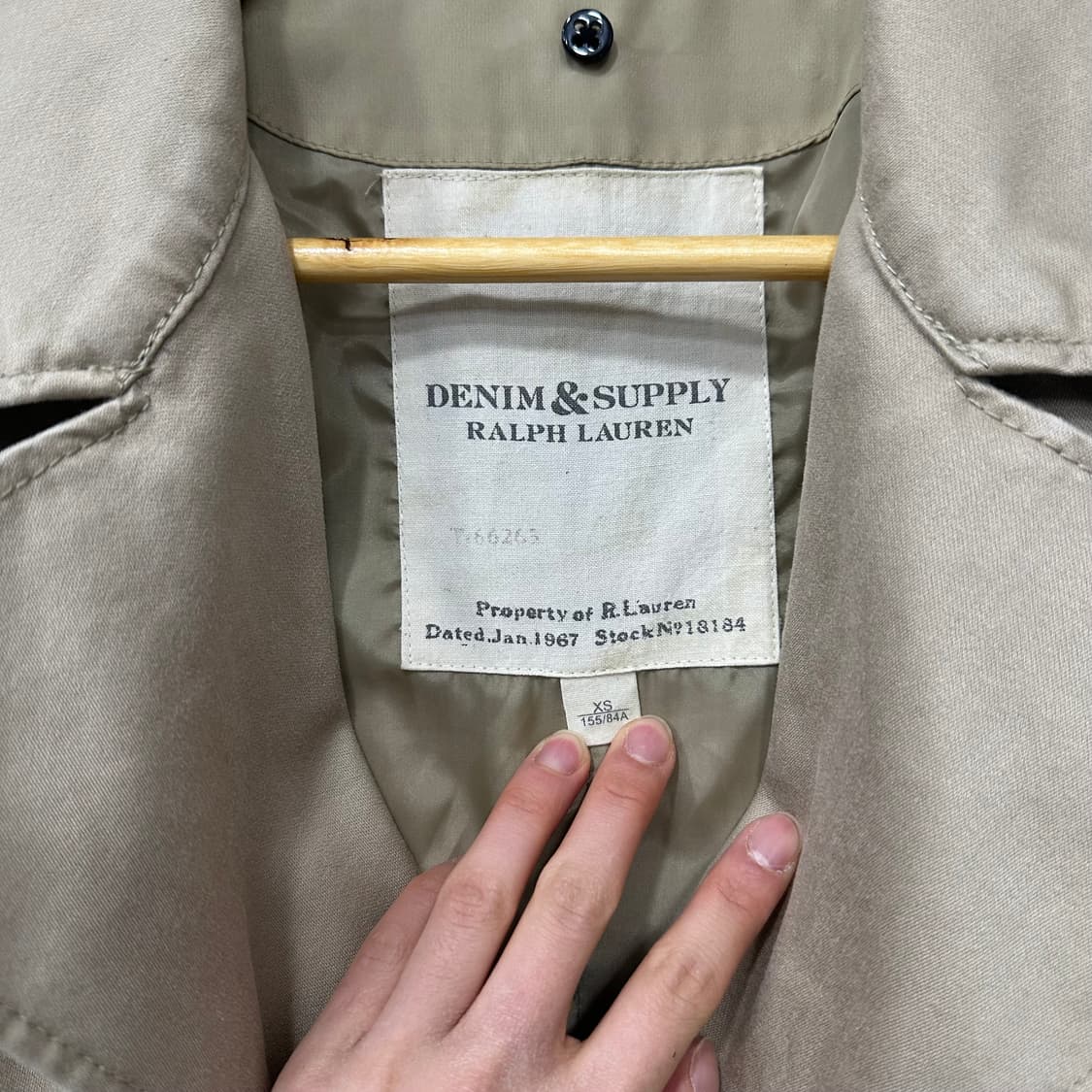 폴로 데님앤서플라이 트렌치 코트 상품이미지3