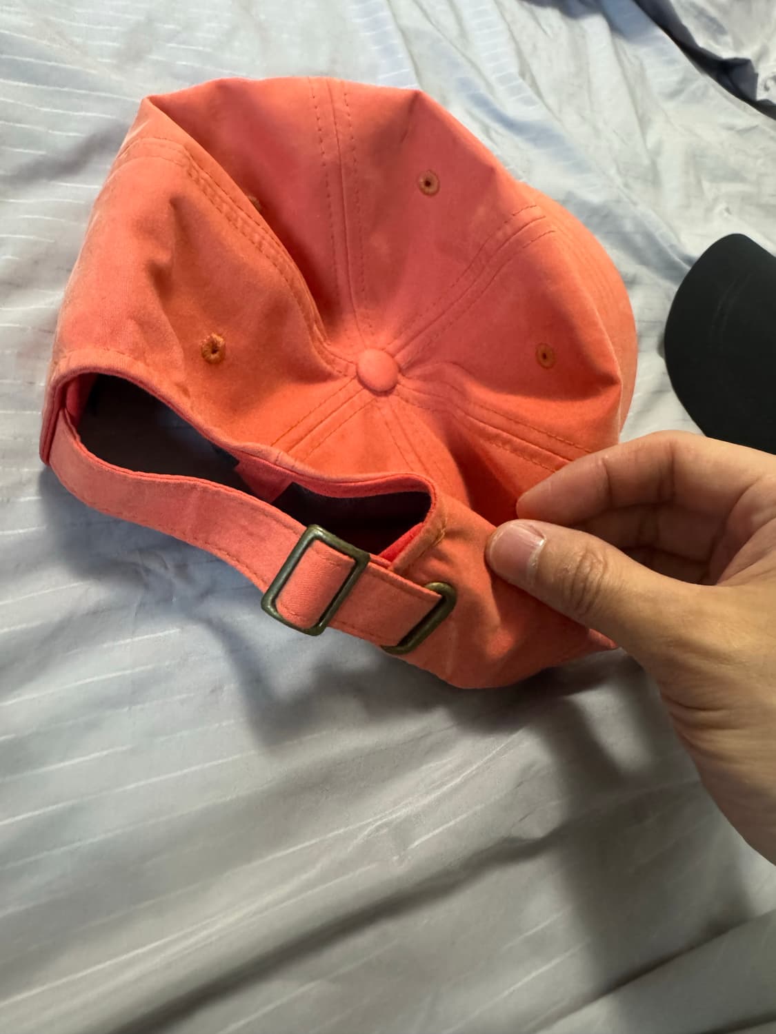 스투시 볼캡 나일론 살몬색 상품이미지4