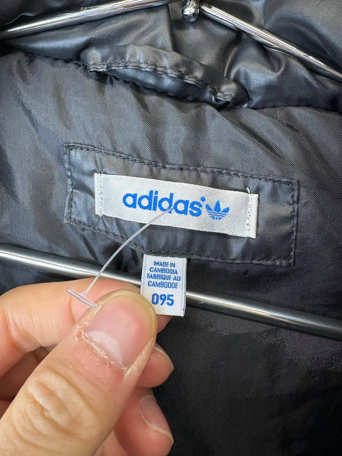 아디다스 빈티지 퀼티드 패딩 조끼 블랙 상품이미지4