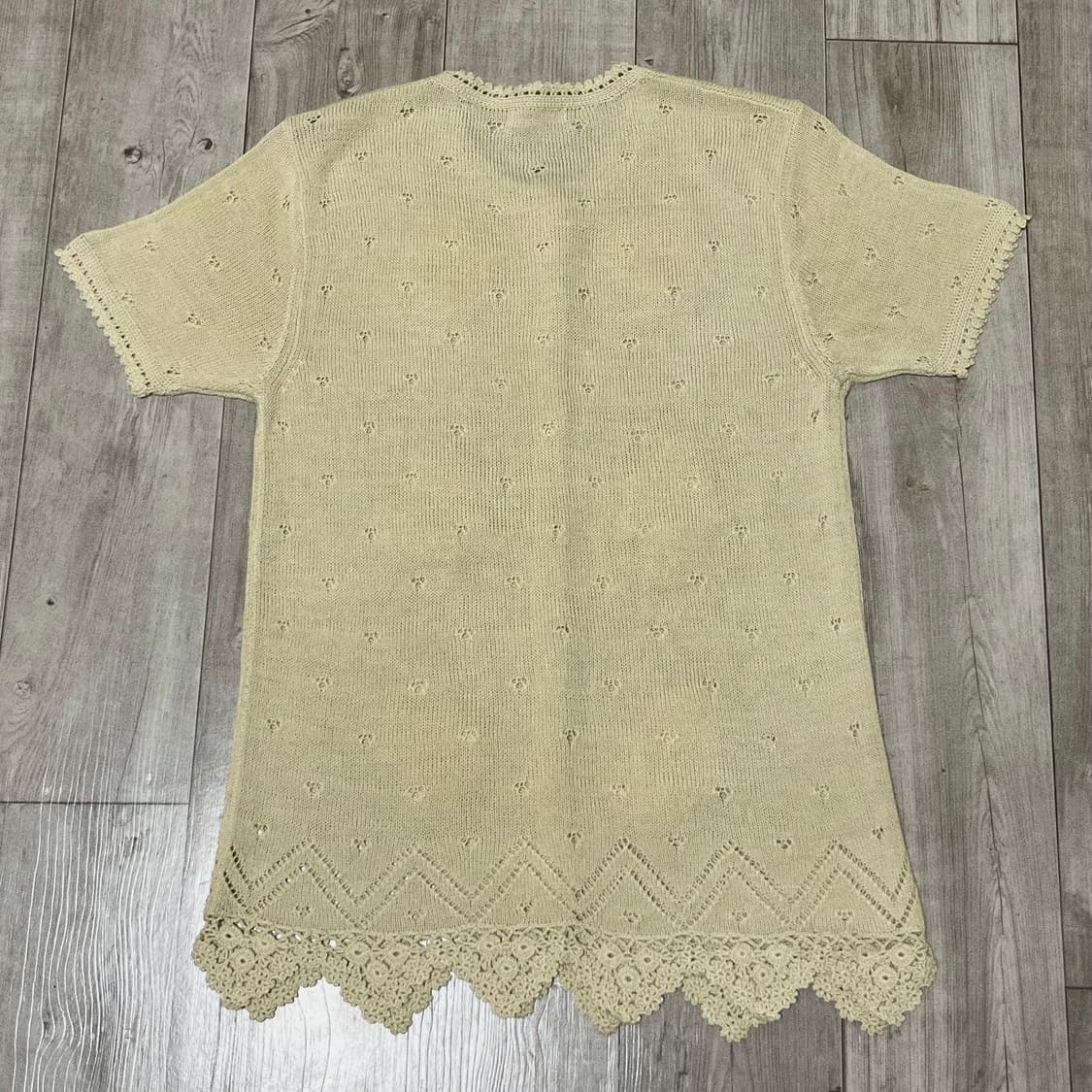 빈티지 진주 펀칭 가디건 상품이미지2