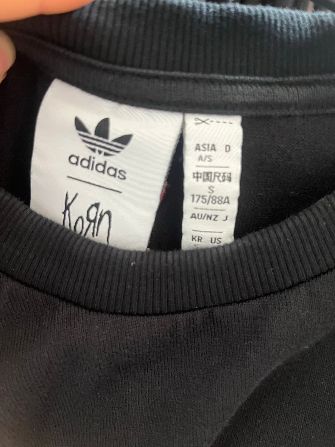 아디다스 x korn 롱슬리브 블랙 s size 상품이미지2