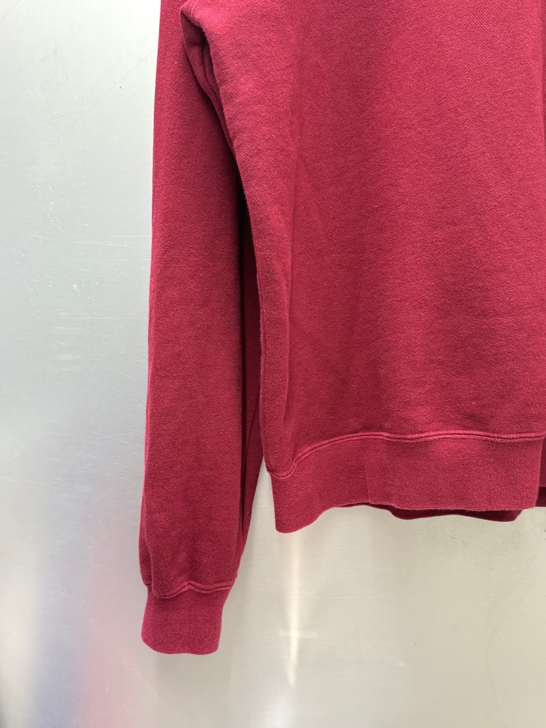 Nike 나이키 버건디 컬러 센터 스우시 크루넥 맨투맨 상품이미지4