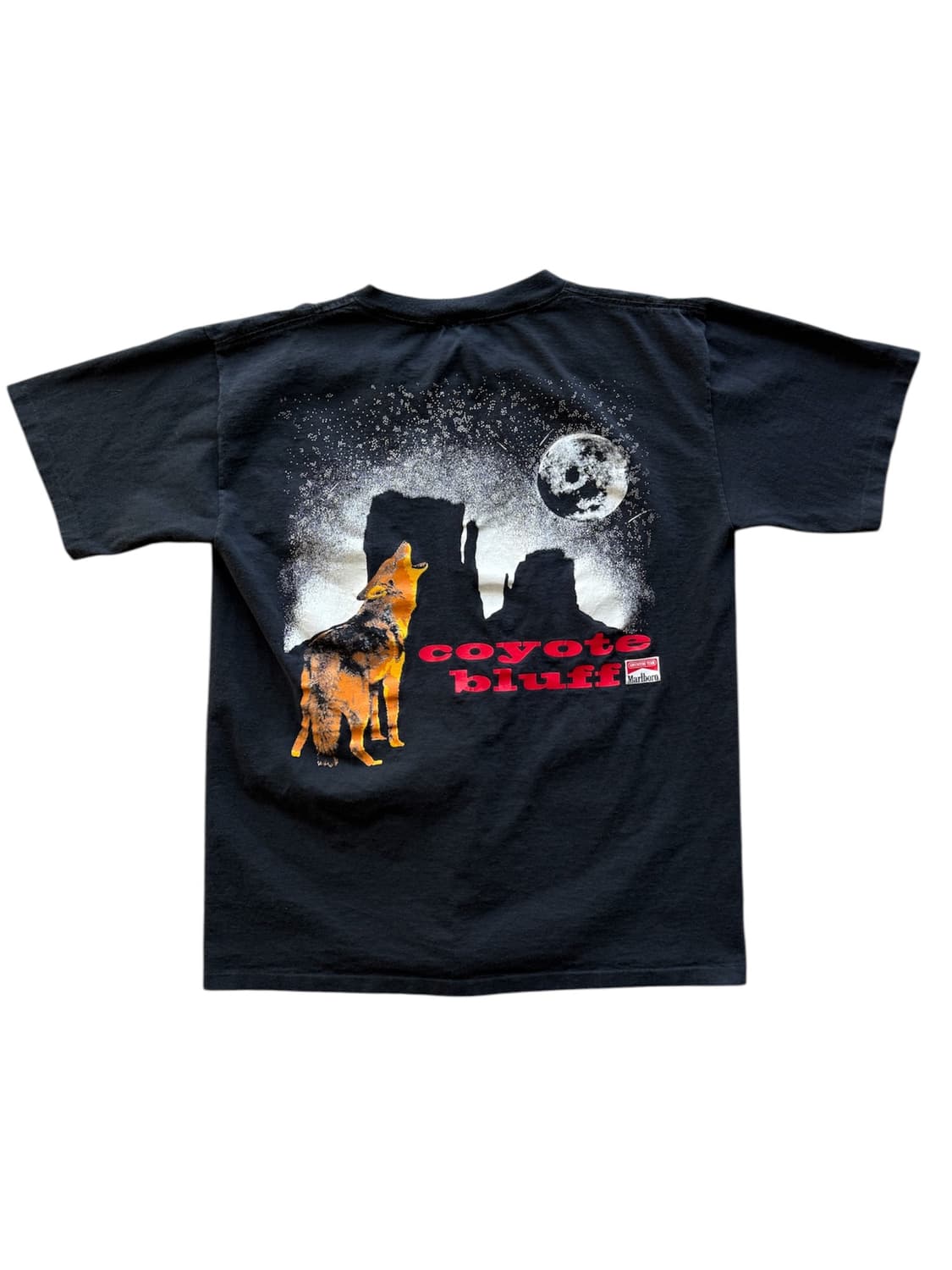 90s Marlboro Coyote Bluff 티셔츠 블랙 상품이미지1