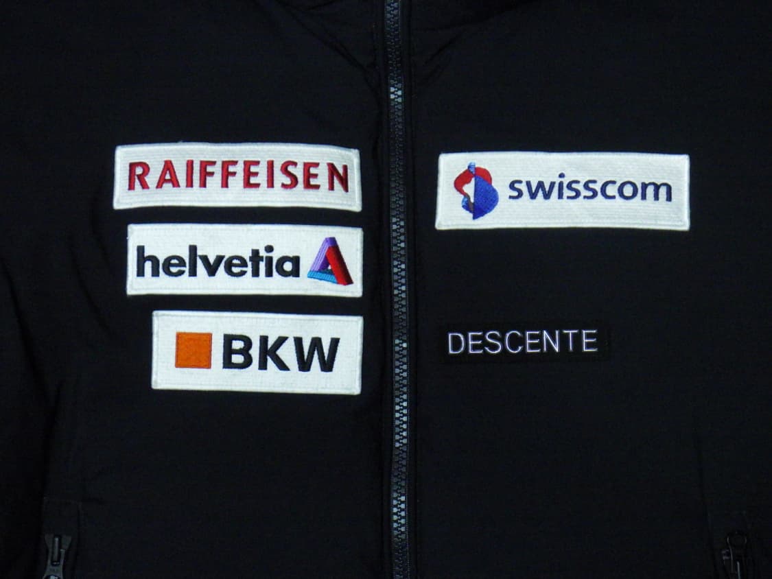 (2XL) 데상트 남성 스위스 레플리카 숏 다운 점퍼 상품이미지4