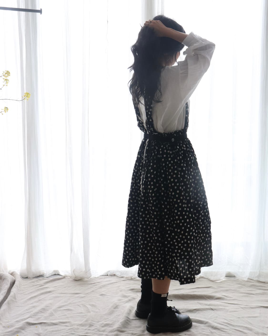 [Comme des Garcons] Dot Salopette Skirt 상품이미지2