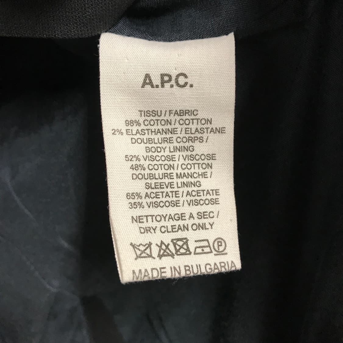 A.P.C 아페쎄 블레이저 42 상품이미지5