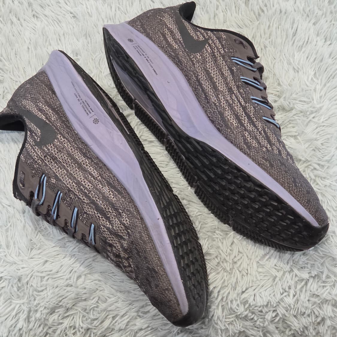 8q-29:나이키 에어 줌 페가수스 35 그레이 (270) 상품이미지7