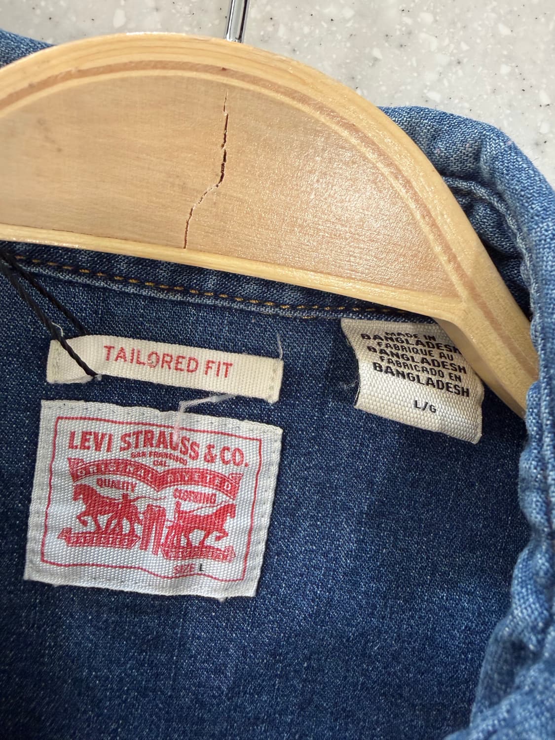 206. 리바이스 데님셔츠 청셔츠 상품이미지2