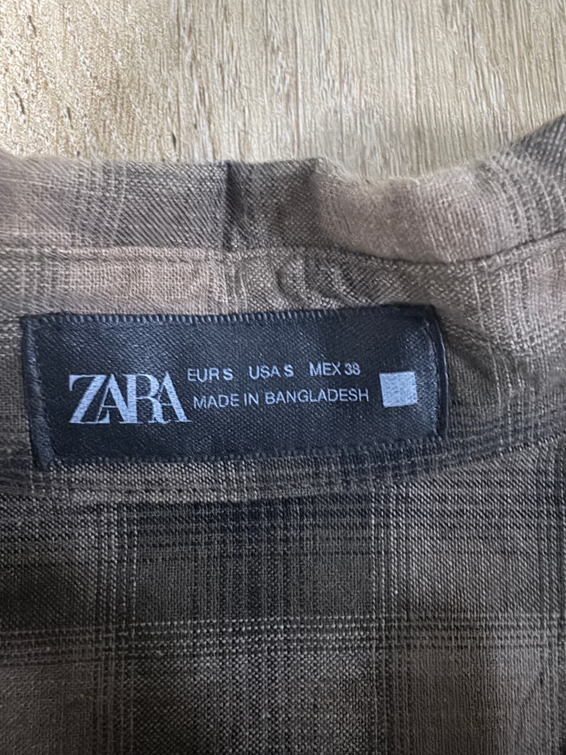 자라 체크셔츠 상품이미지2