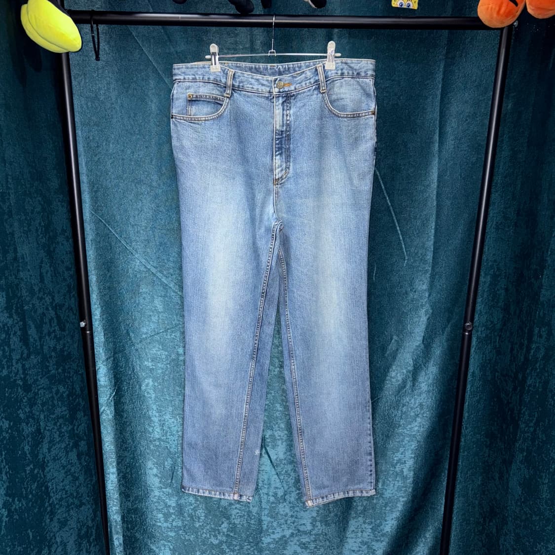 (36) 90s Lee 라이더스 쌍방울표 워싱 데님 팬츠 상품이미지1