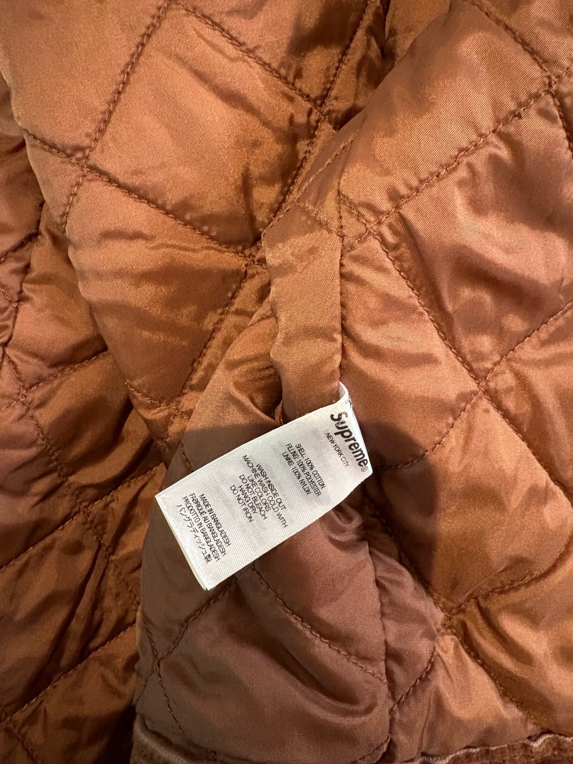 슈프림x디키즈 22FW 코듀로이 자켓 상품이미지5