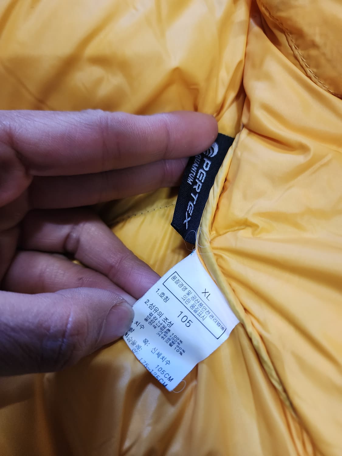 노스페이스 씨에라 다운패딩 105 XL 사이즈  상품이미지2