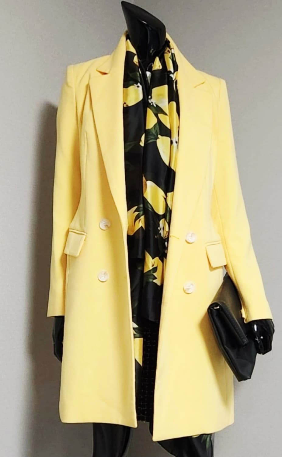 노랑색 롱자켓  상품이미지1