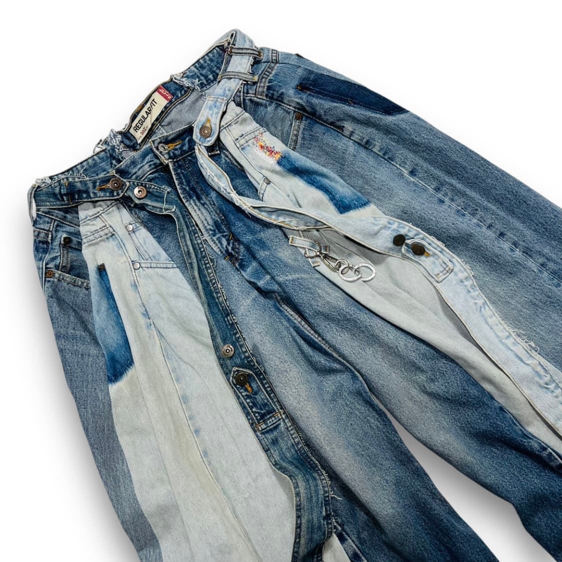 리바이스 다중 리메이크 와이드 빈티지 데님 팬츠 상품이미지2