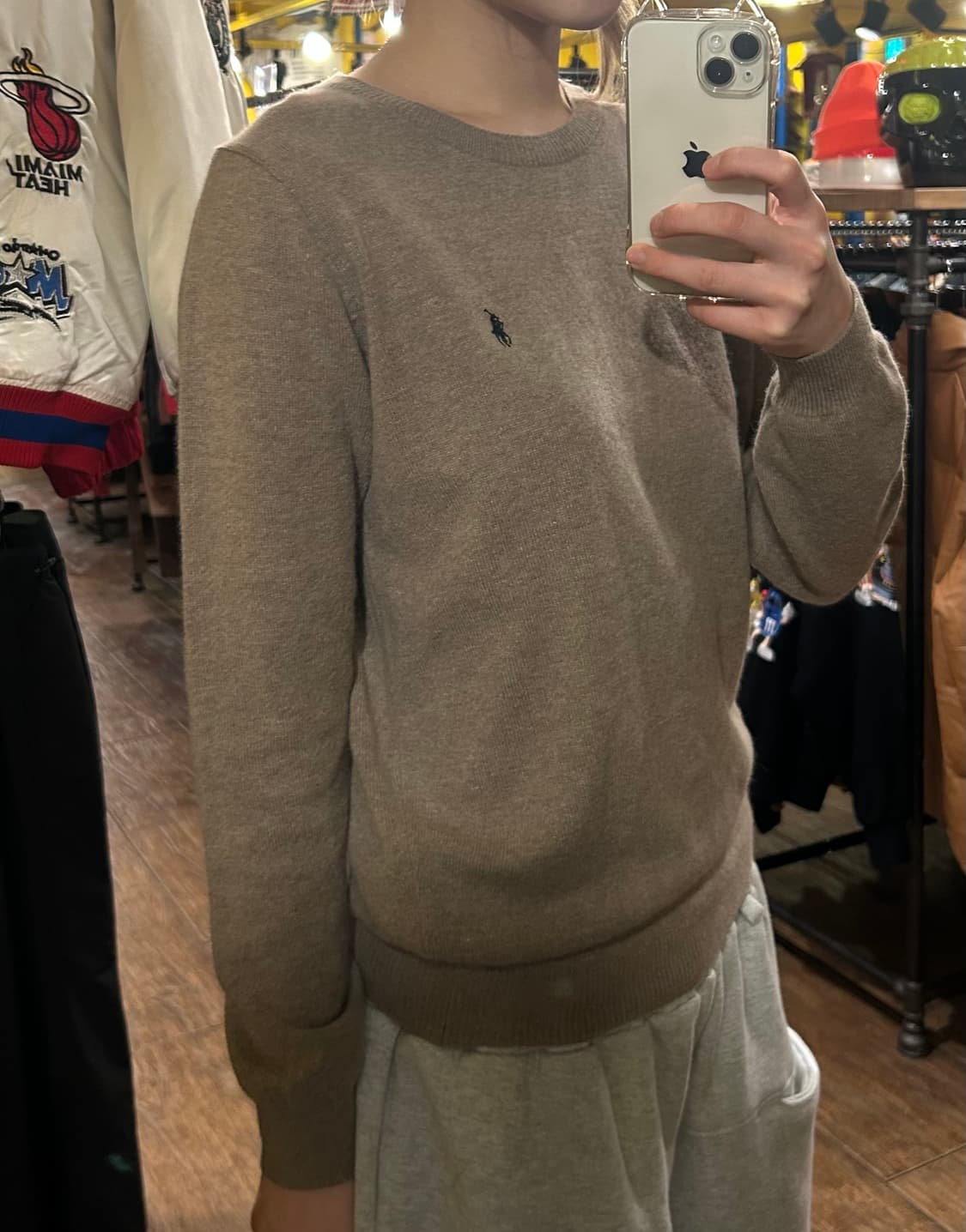 [HI] 폴로 니트 올리브 상품이미지3