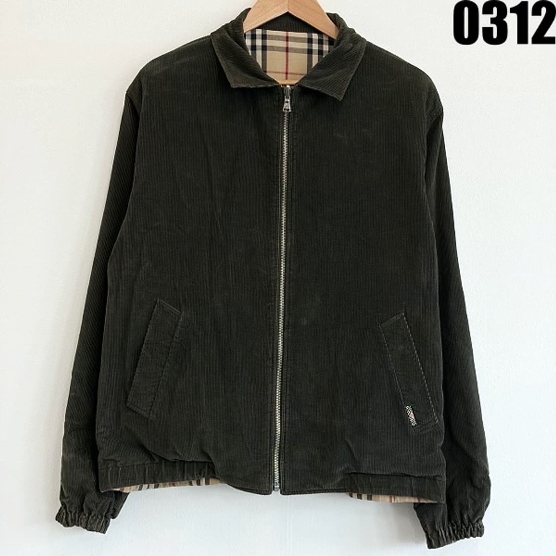 버버리 리버시블 집업 자켓 XL 0312  상품이미지7