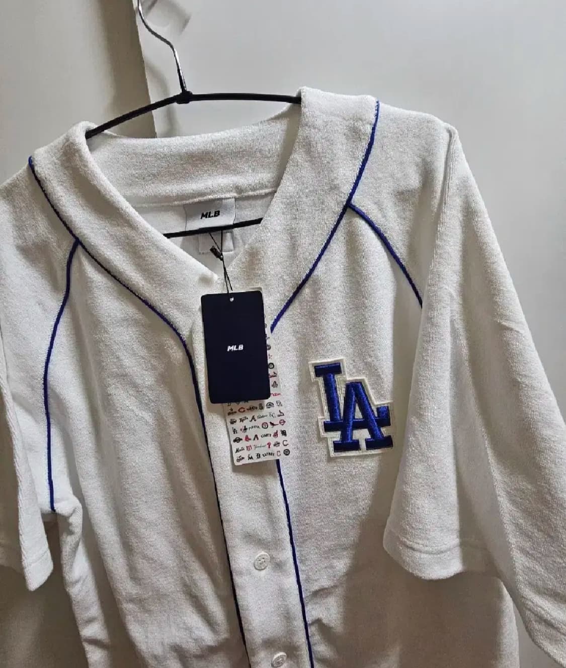 MLB 베이직 테리 오버핏 베이스볼 셔츠 상품이미지2
