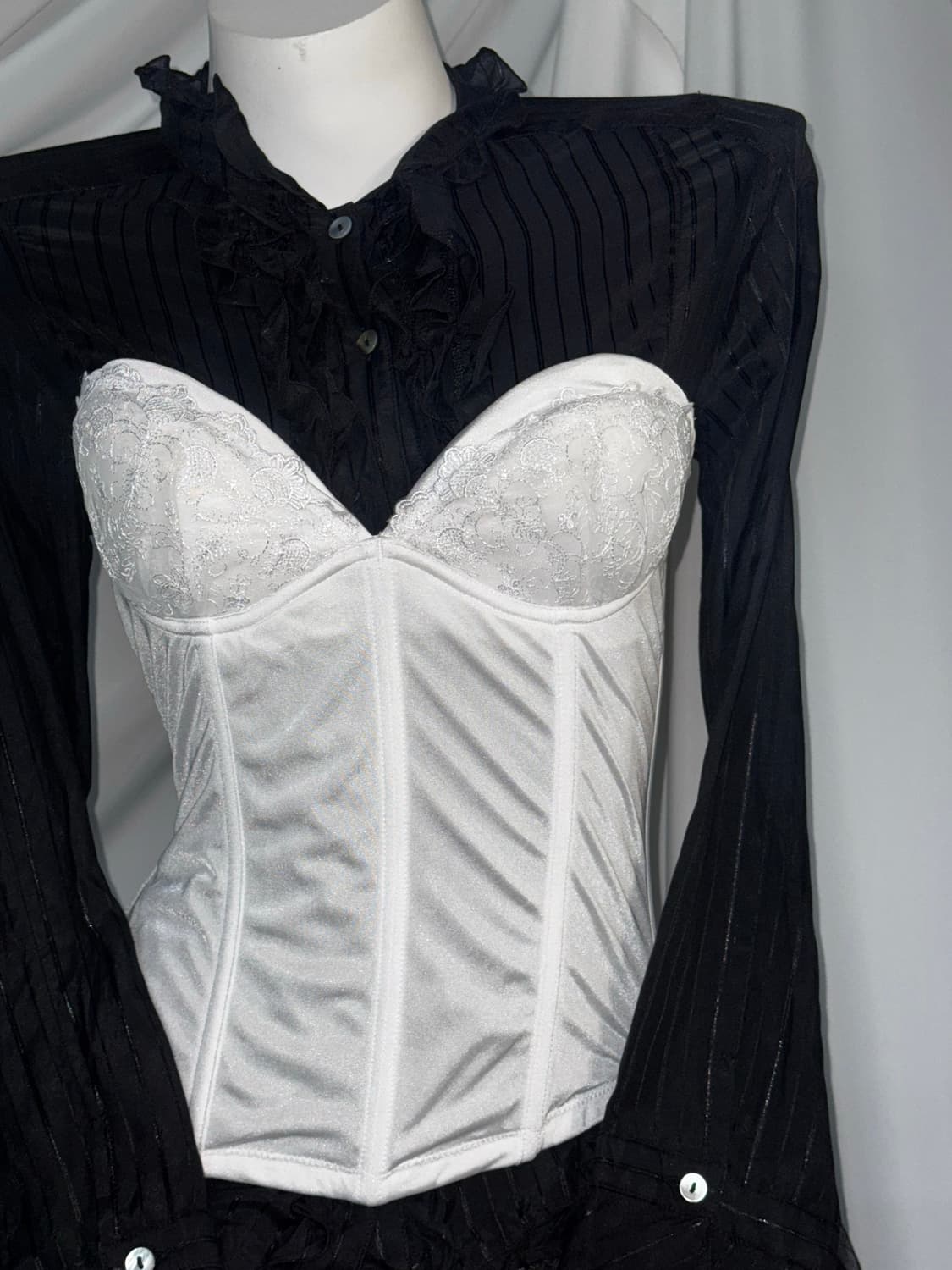 캐캐체세라깔 고스고딕 레이스 코르셋 코디세트  상품이미지6