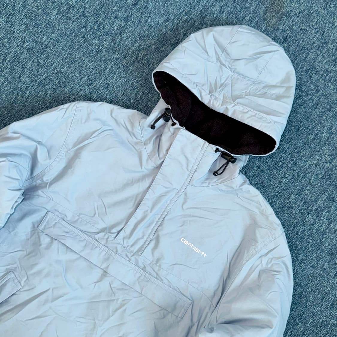 칼하트 스카이블루 반집업 아노락 M 상품이미지1