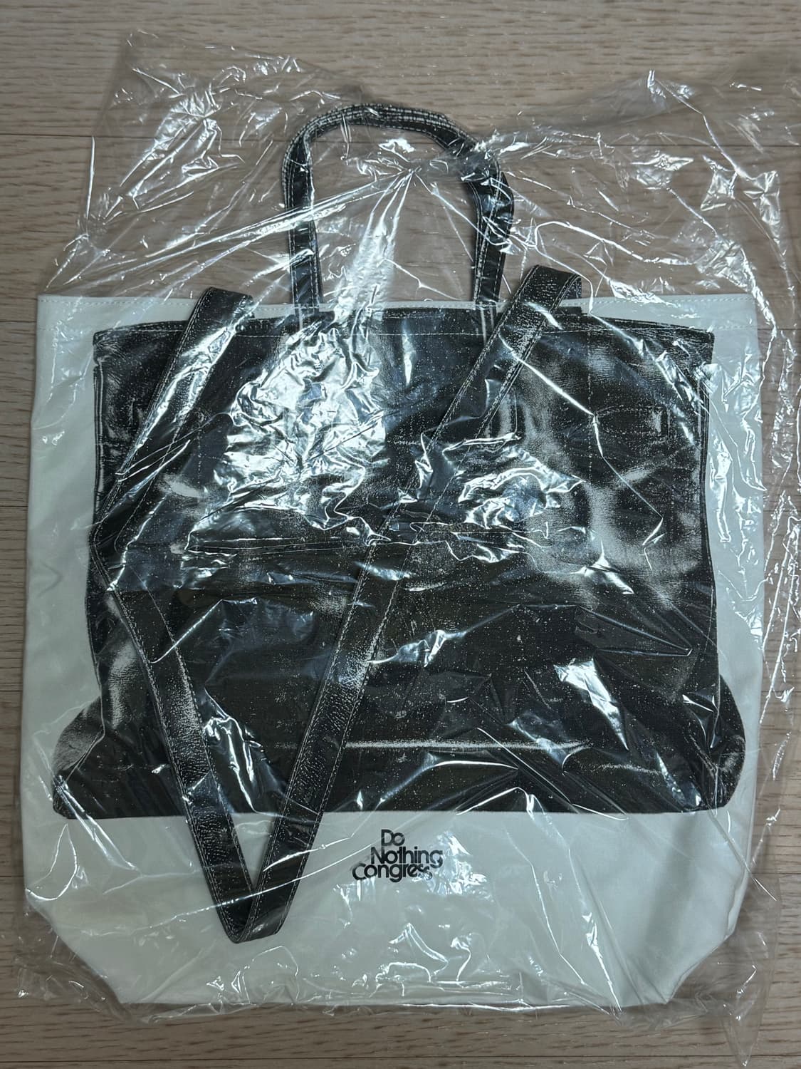 donothingcongress sac jb 버킨백 초기 프린팅 토트백 상품이미지2