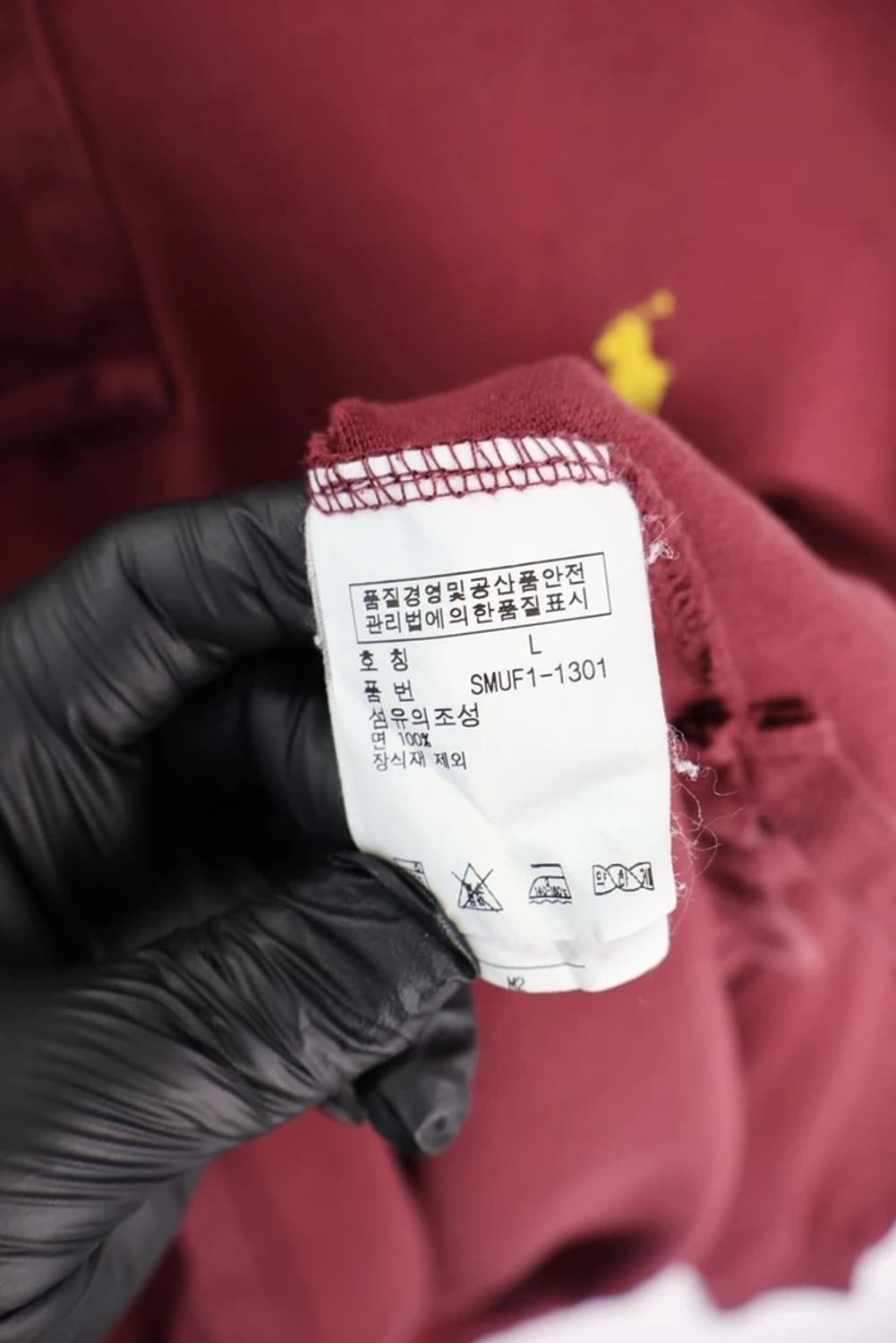 폴로랄프로렌 버건디 카라티 상품이미지6