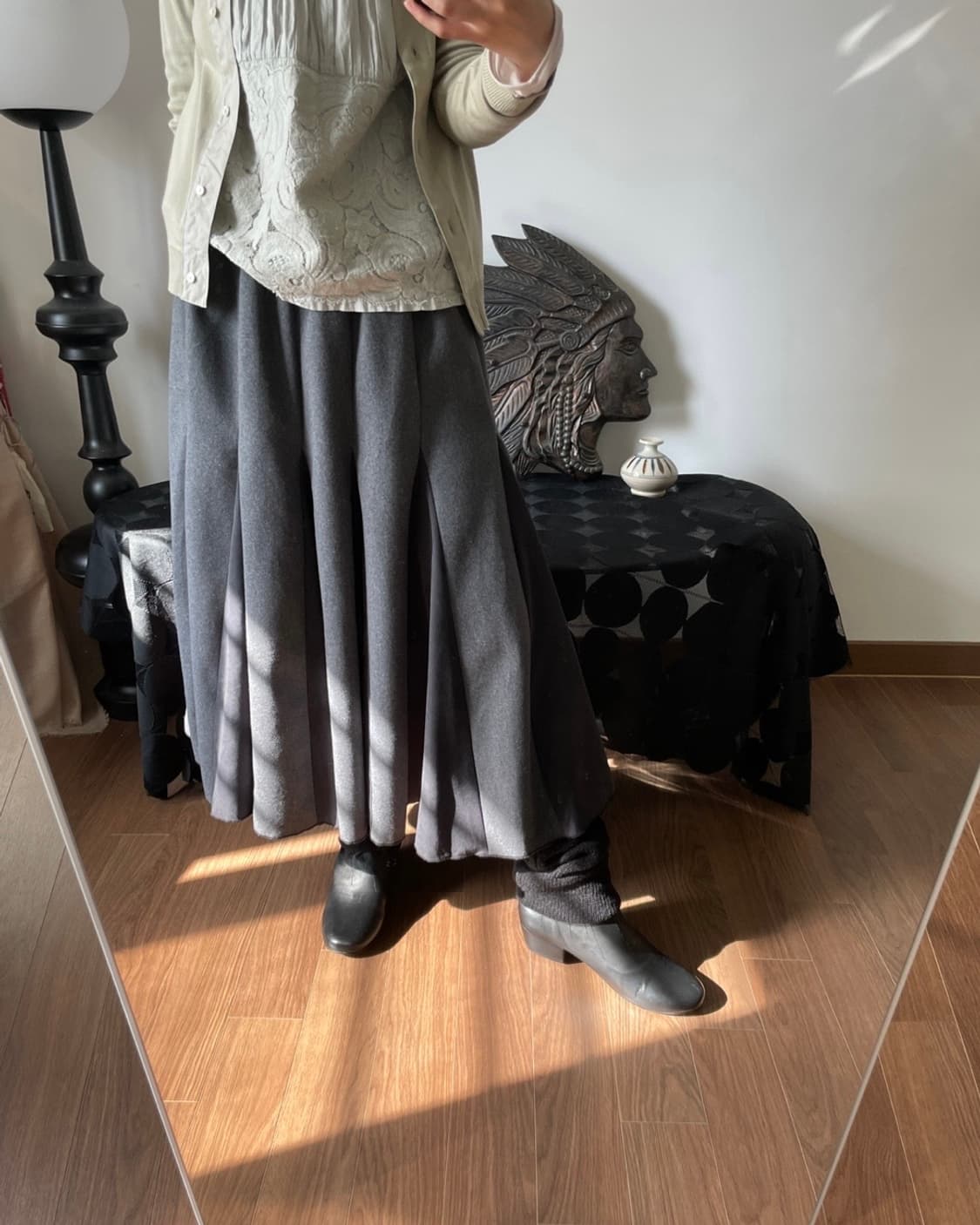 long flare skirt 상품이미지4