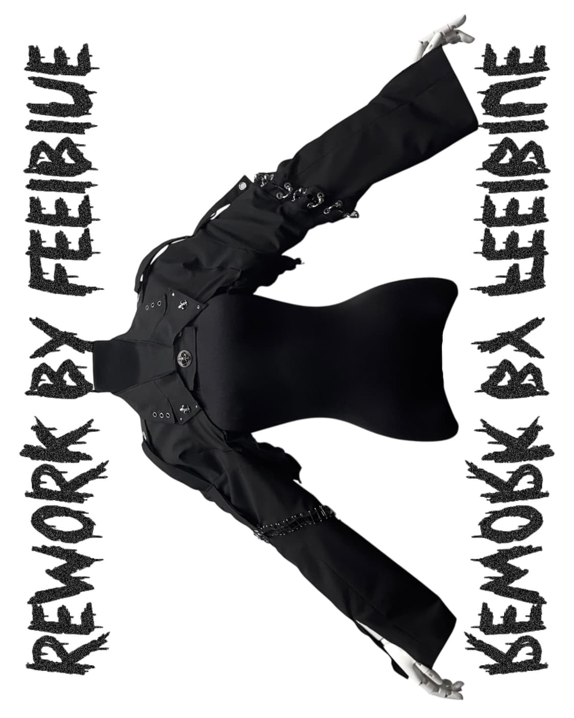 FEELBLUE REWORK NOIR HALO Layered Jacket 상품이미지3