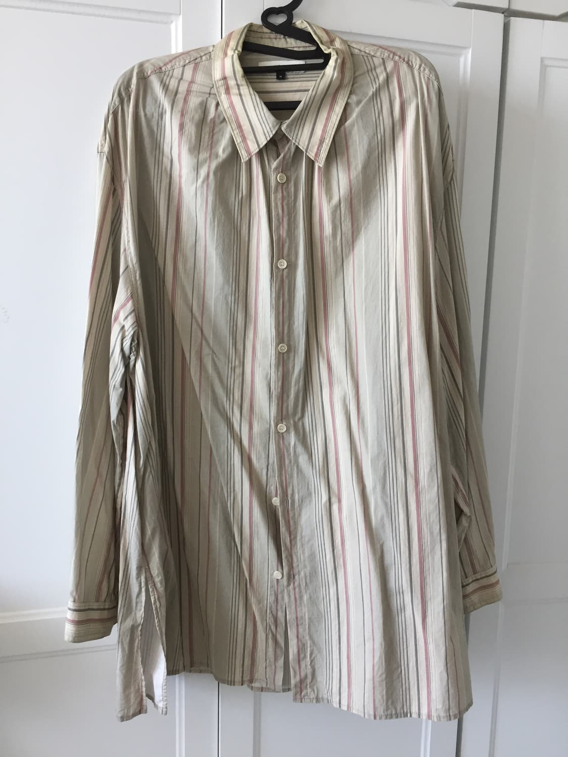 아모멘토 셔링 스트라이프 셔츠 상품이미지1