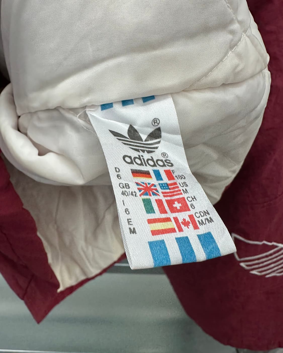 (M오버핏)90'S 아디다스 누빔 패딩-M1158 상품이미지5