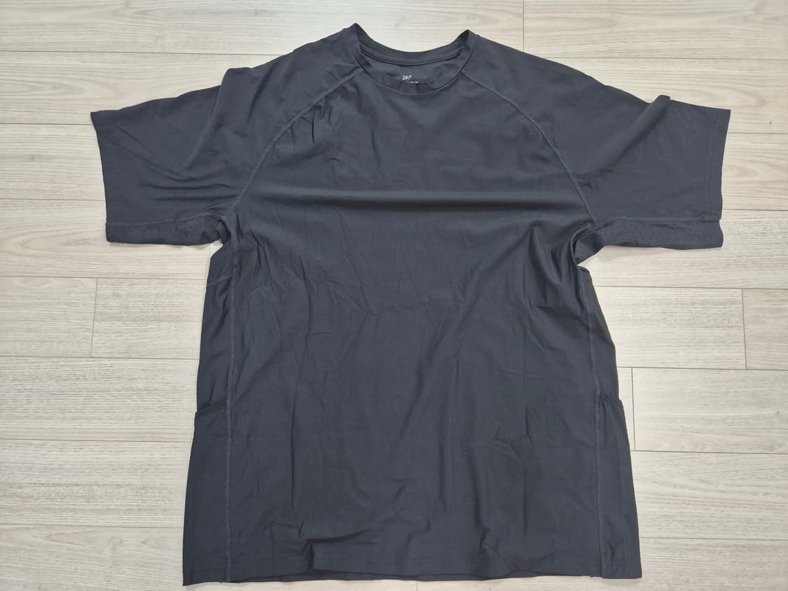 코오롱 24/7 시리즈 랩테크 쿨링 티셔츠  블랙 색 상품이미지3