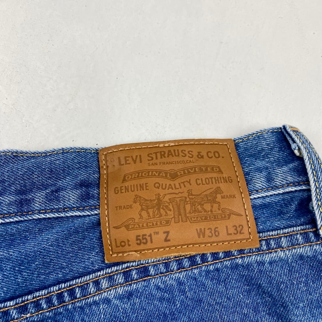 리바이스 프리미엄 551z 빅E 데님 진 (36) 상품이미지8