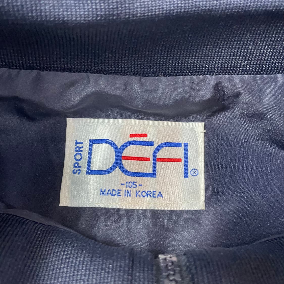 DEFI 스포츠 로고 네이비 화이트 바람막이 105 상품이미지4