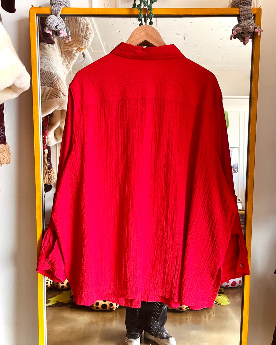 1990's WHITE STAG Pleats Shirt Jacket 상품이미지9