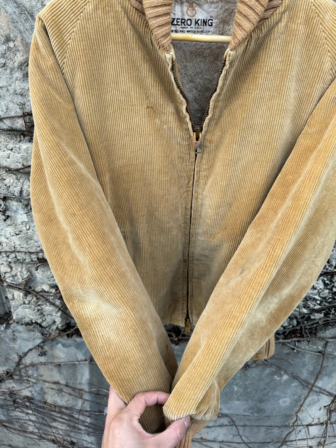 70s zero king 빈티지 usa 쉐르파 탈론지퍼 코듀로이 자켓 상품이미지6