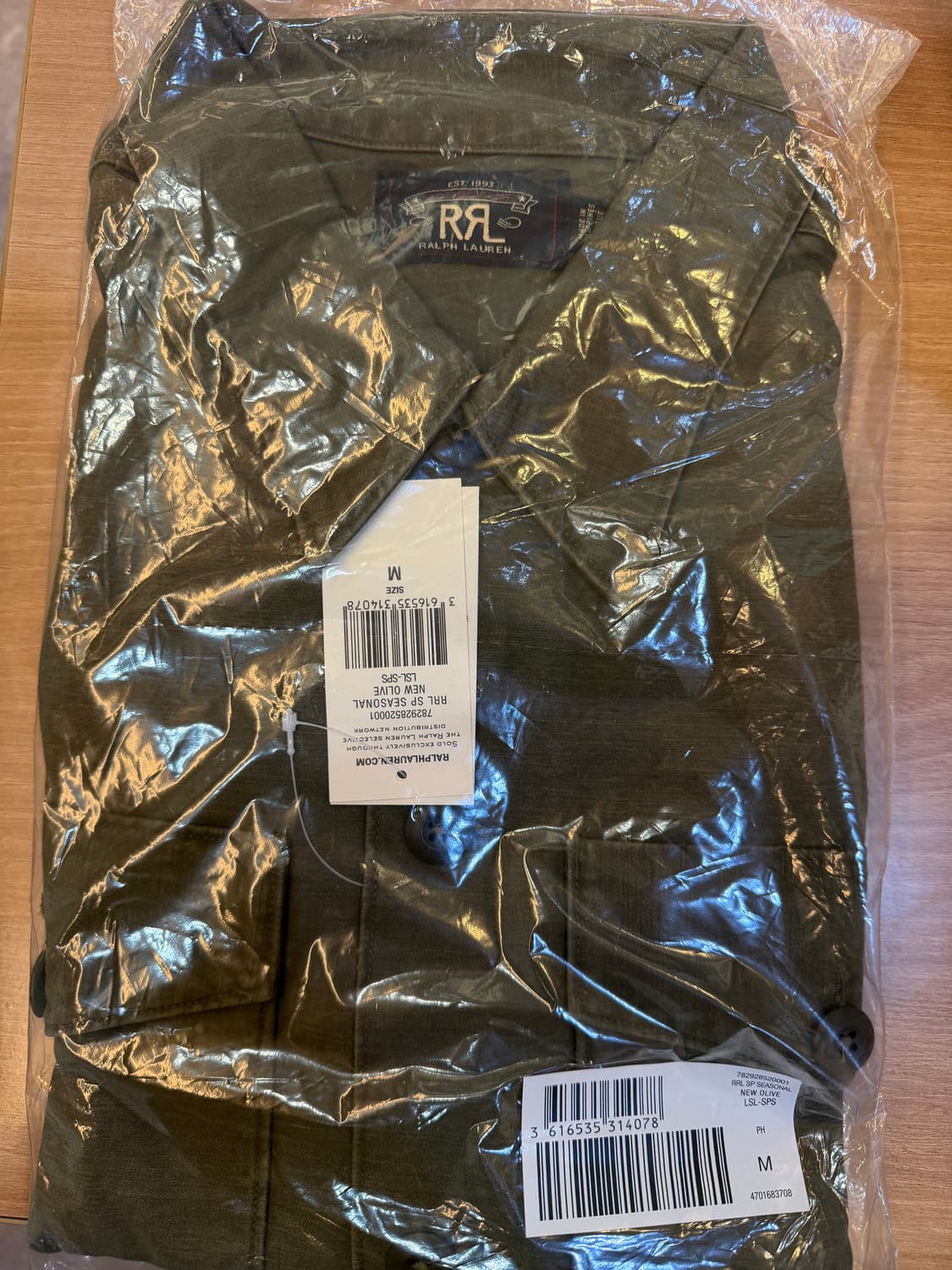 [M] rrl 더블알엘 리버스 새티인 오버셔츠 상품이미지2