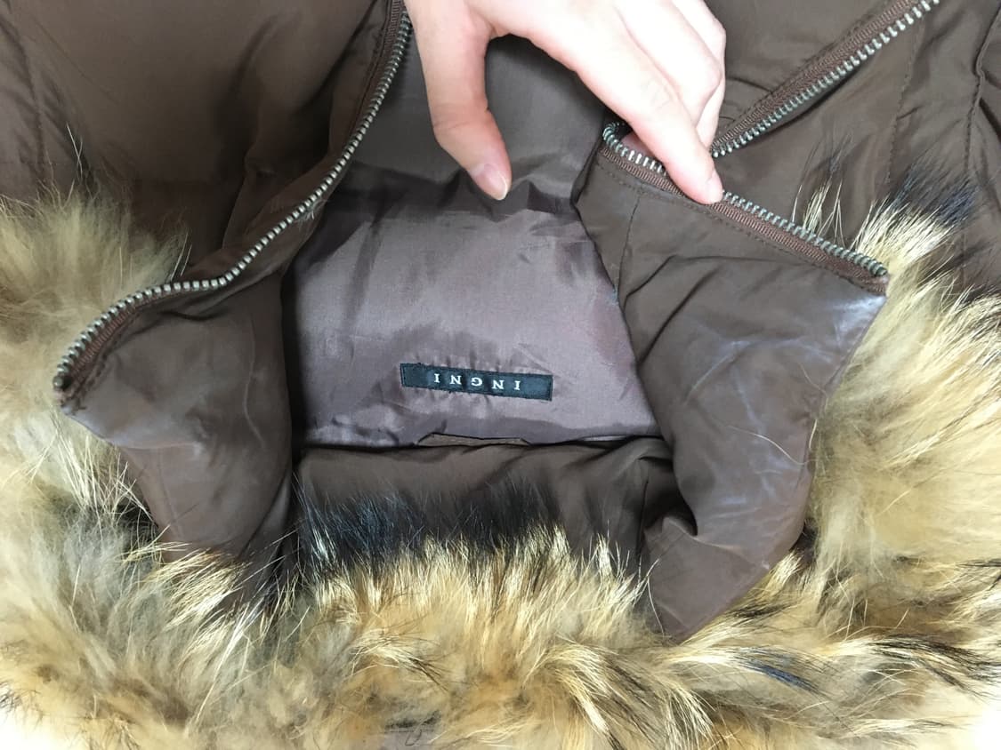 갸루 빈티지 울프죠 패딩 상품이미지4