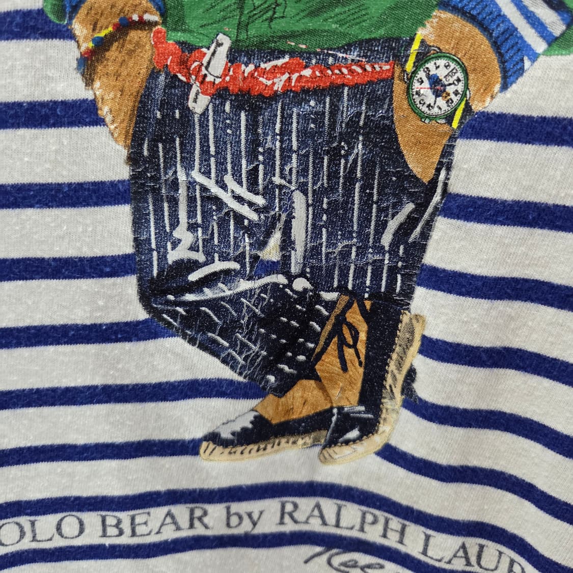 폴로랄프로렌 보이즈 폴로베어 스트라이프 반팔티 XL/18/20 상품이미지8