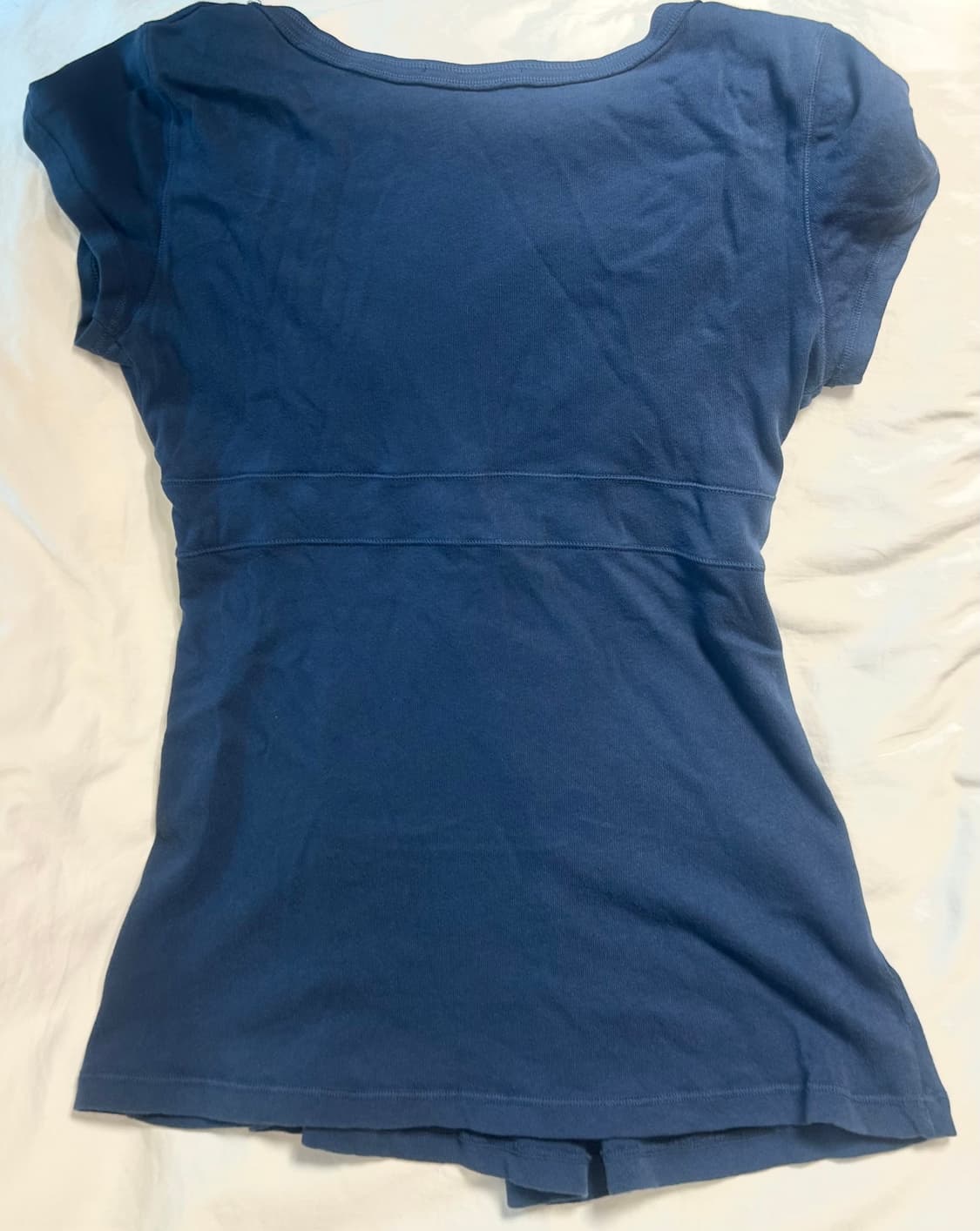 Brandy Melville Blue Babydoll Top 상품이미지3