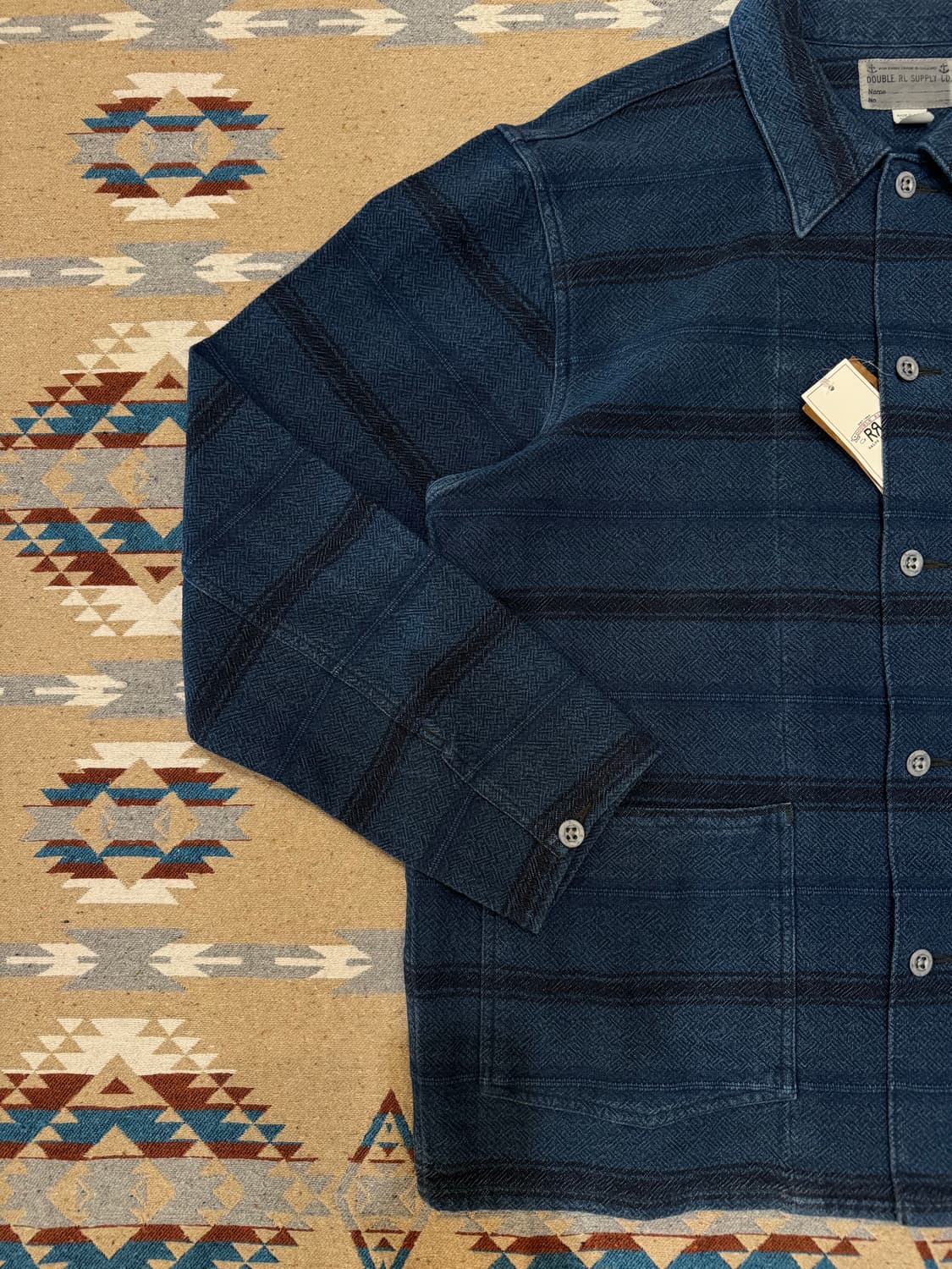 [XL] RRL 더블알엘 쿠퍼 워크 자켓 인디고 상품이미지4