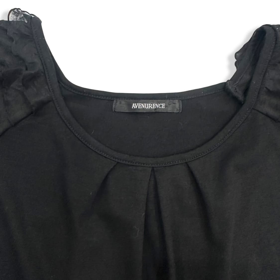 Frill Cap Shoulder Drape Top 상품이미지5