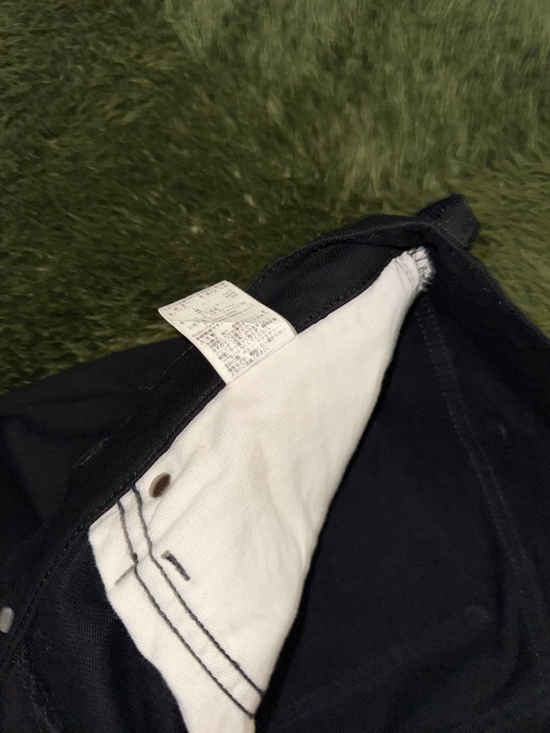 [32] Wrangler 랭글러 재팬 웜 터치 코튼 블렌디드 팬츠 블랙 상품이미지5