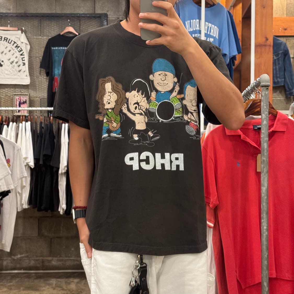 새상품) 레드핫칠리 페퍼스 락밴드 프린팅 티셔츠 (L/XL) 상품이미지2