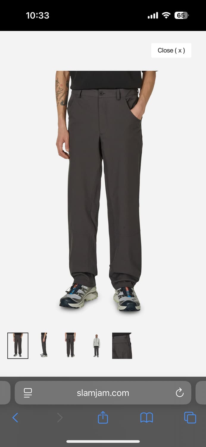 GR10K Tech Canvas Cut Pant / Size 50 상품이미지6