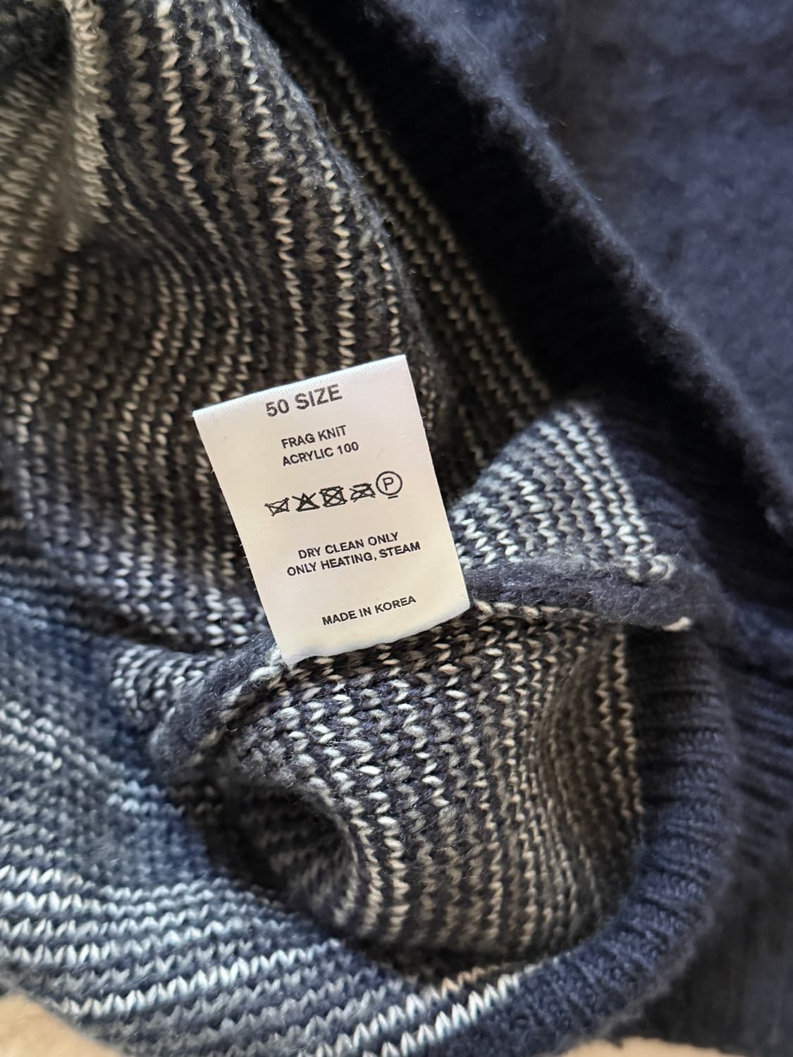 Aieul Frag Knit_navy 50 상품이미지3