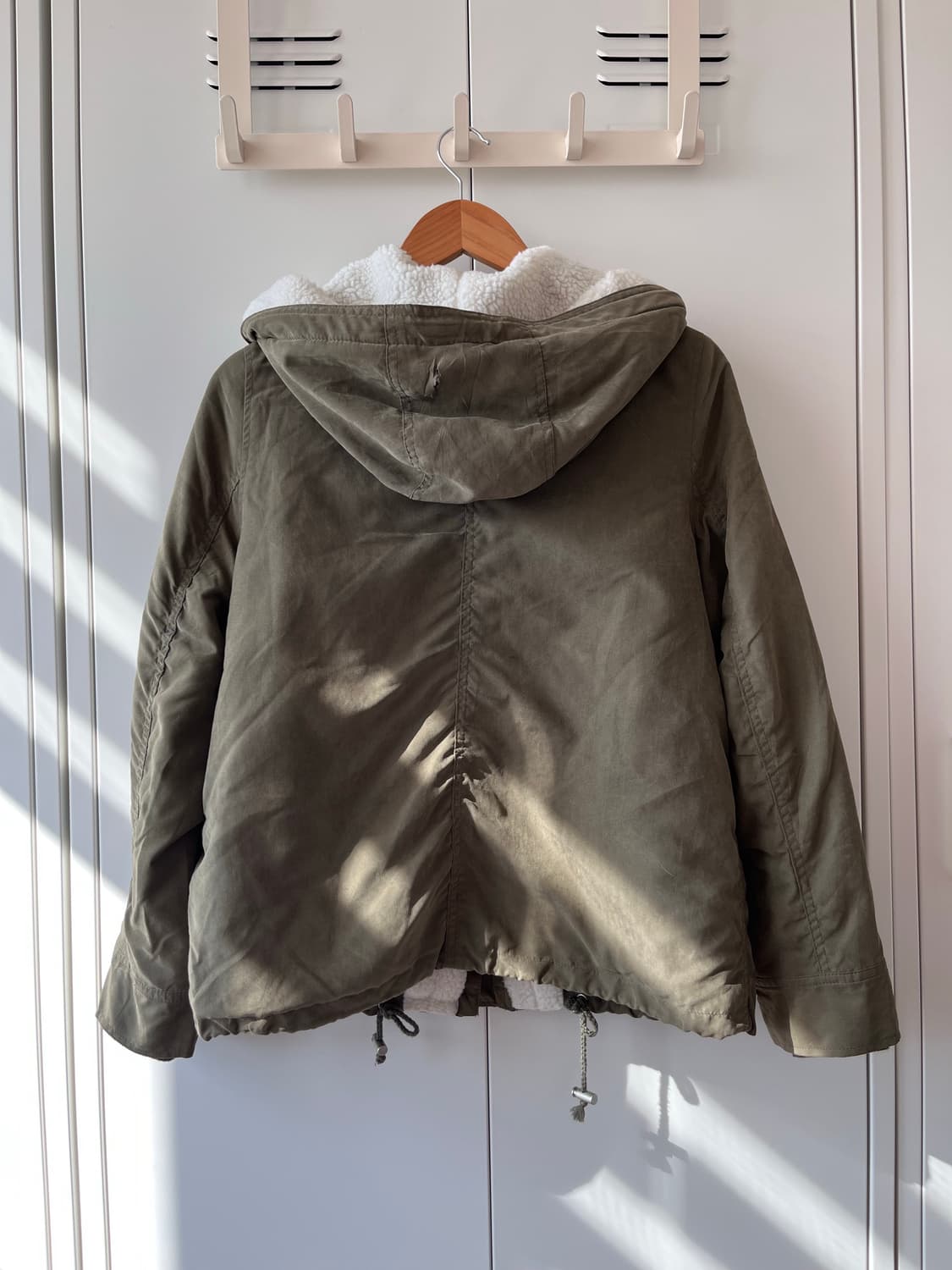 Tip top 양털 누빔 카키 야상 패딩 상품이미지9